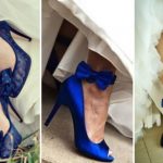 Renkli Gelin Ayakkabısı Modelleri Mavi