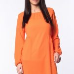 Parille Giyim Orange Beli Büzgülü Tunik