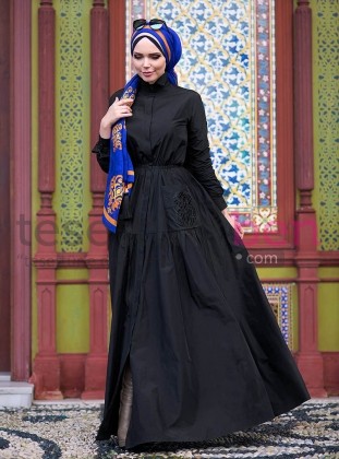 Blazer Elbise Siyah Muslima Wear